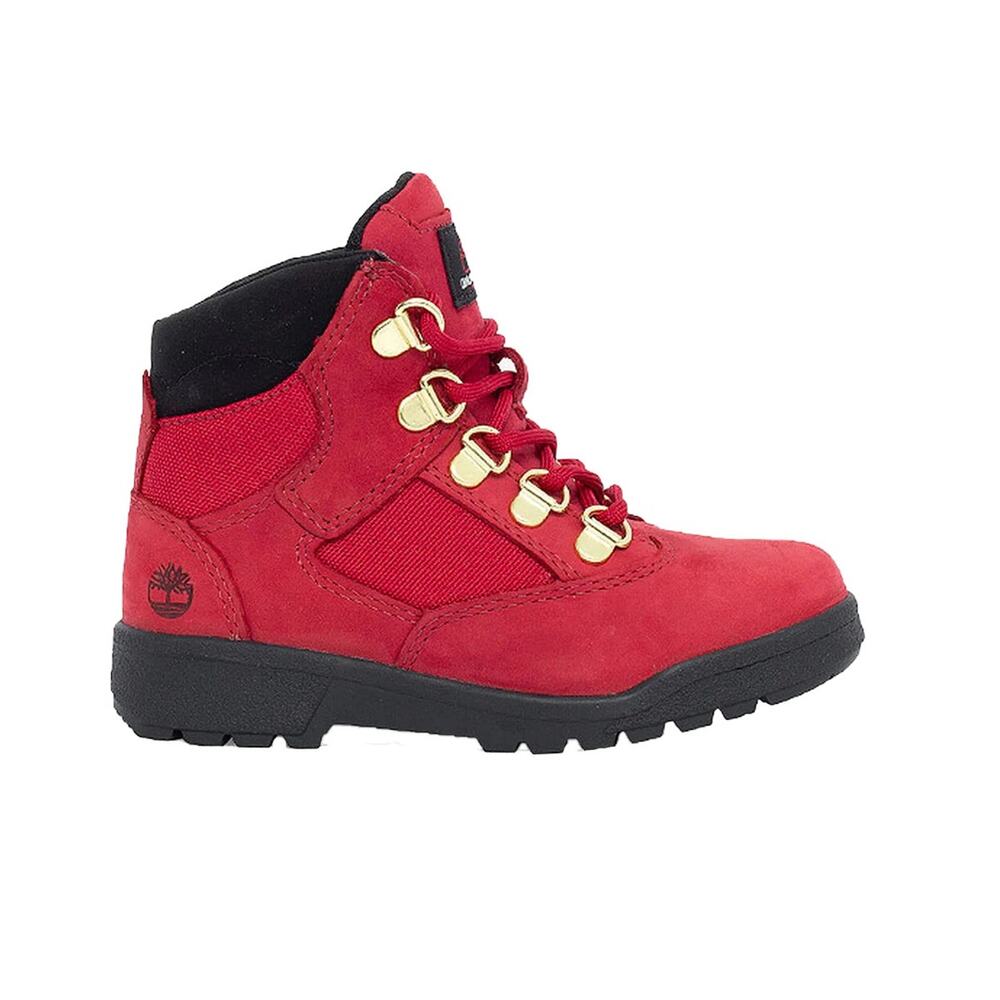 NEW Timberland Toddler 6-Inch Field Boot Red Size 4 TB0A2JMNF41 Kids Shoes